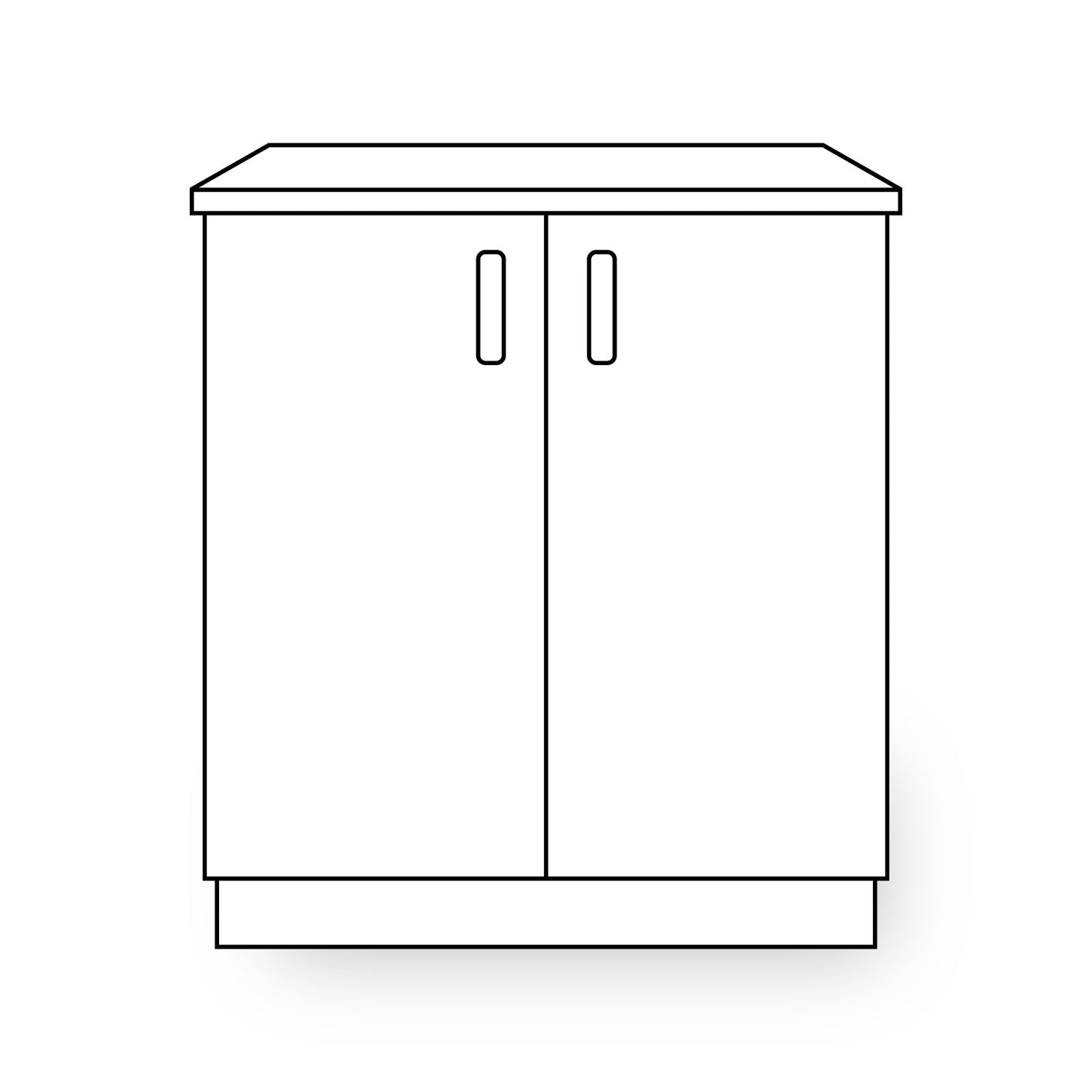 2-door cabinet fronts