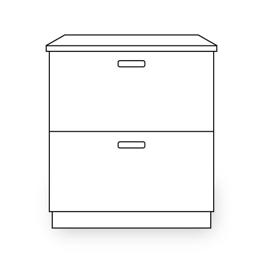 2-Drawer cabinet fronts